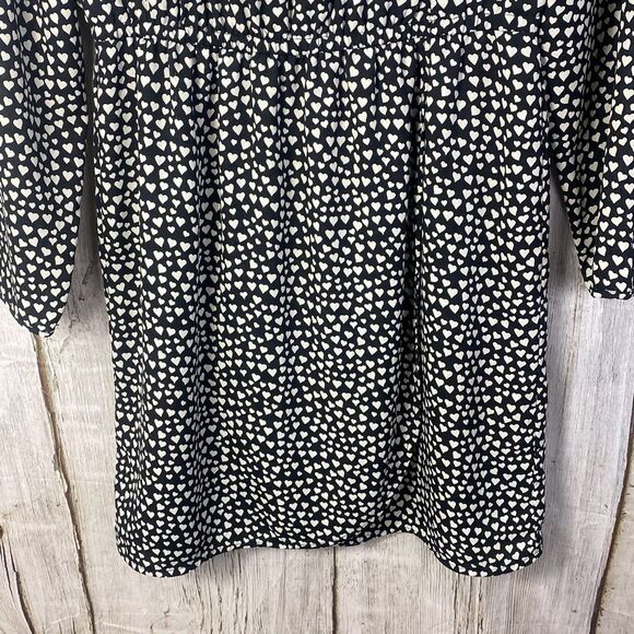J. Crew Mercantile Heart Print Tulip Hem Dress Size 6   D - Picture 4 of 11